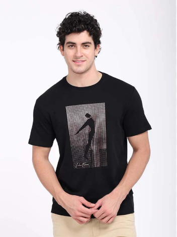 Men Graphic Crew Neck T-Shirt